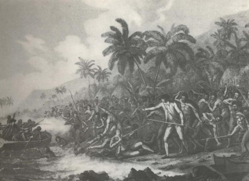 william r clark cook dodades av hawaianer i febri 1779 china oil painting image